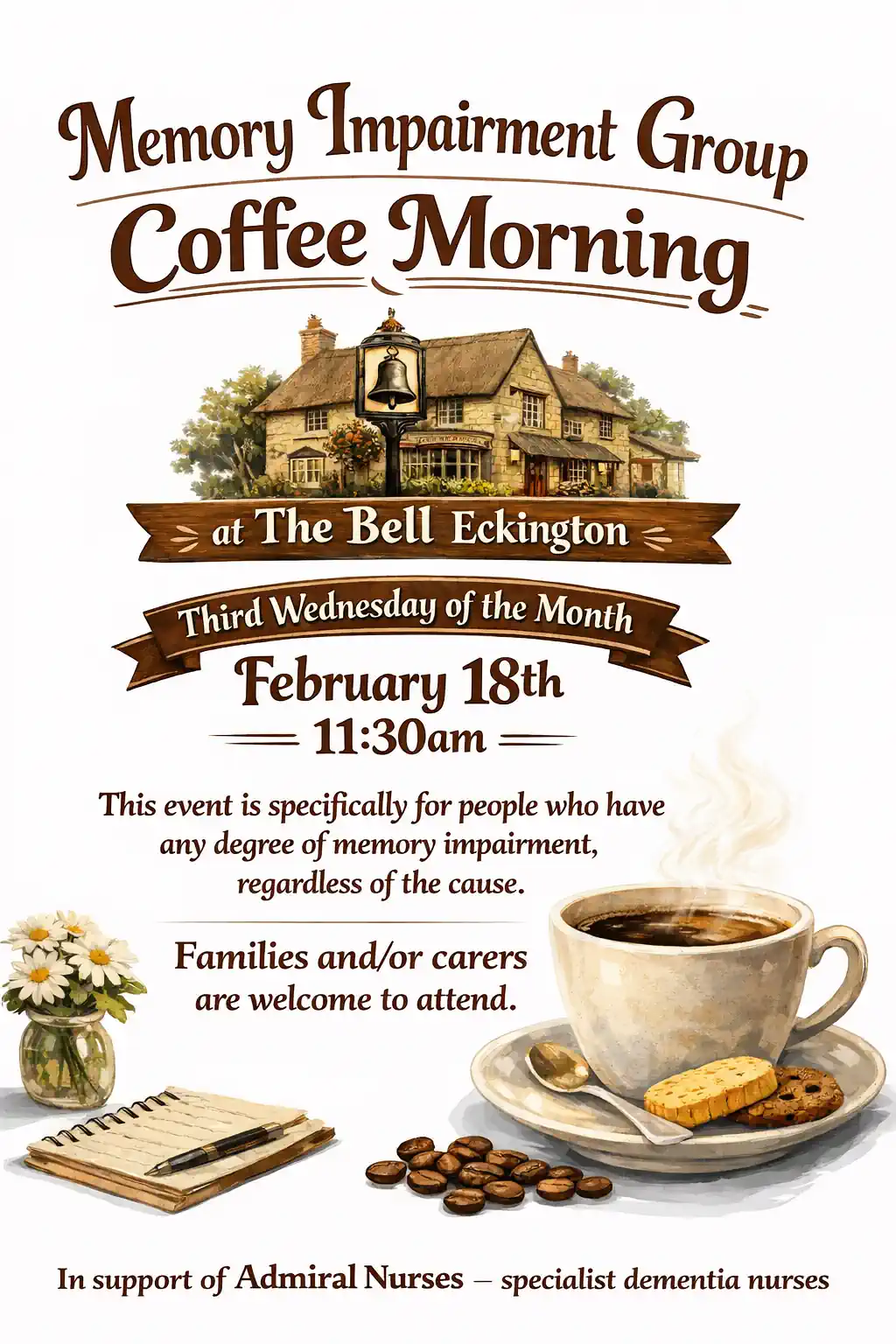 Memory Impairment Group Coffee Morning